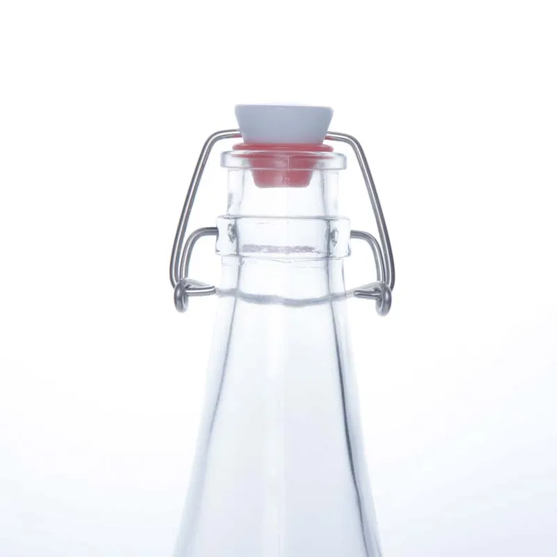 Wholesale empty 250ml 350ml 500ml 1000ml glass swing top bottle