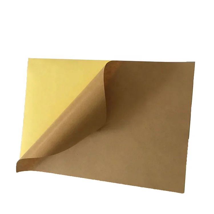 
Factory sales economic custom design cowhide adhesive kraft paper 