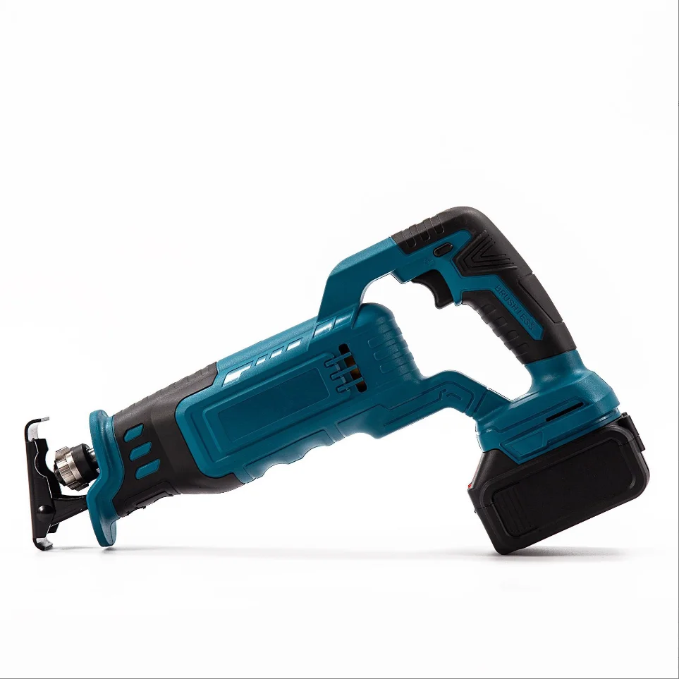 Professional Power Cordless Reciprocating Saw Industrial & DIY Grade Rechargeable Electric Saber Saw Woodwork Battery Powered
