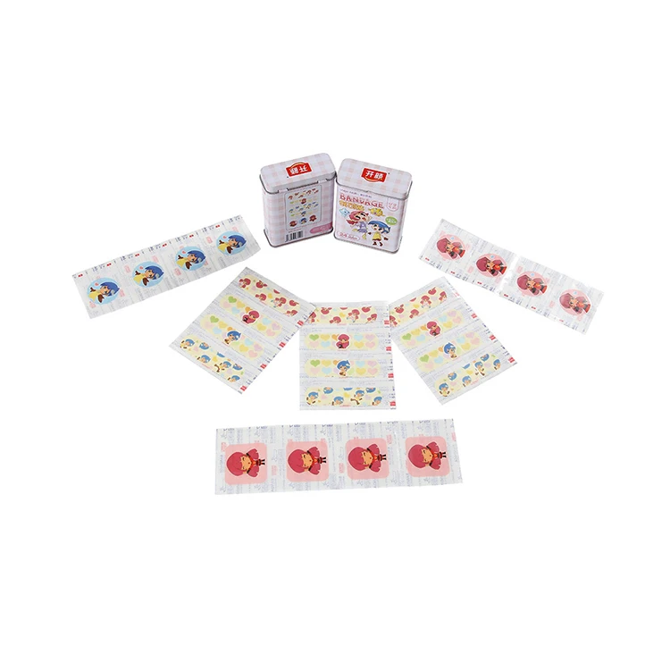 Cartoon Adhesive Bandage/Custom Printed Band Aids/Wound Plaster for Kids