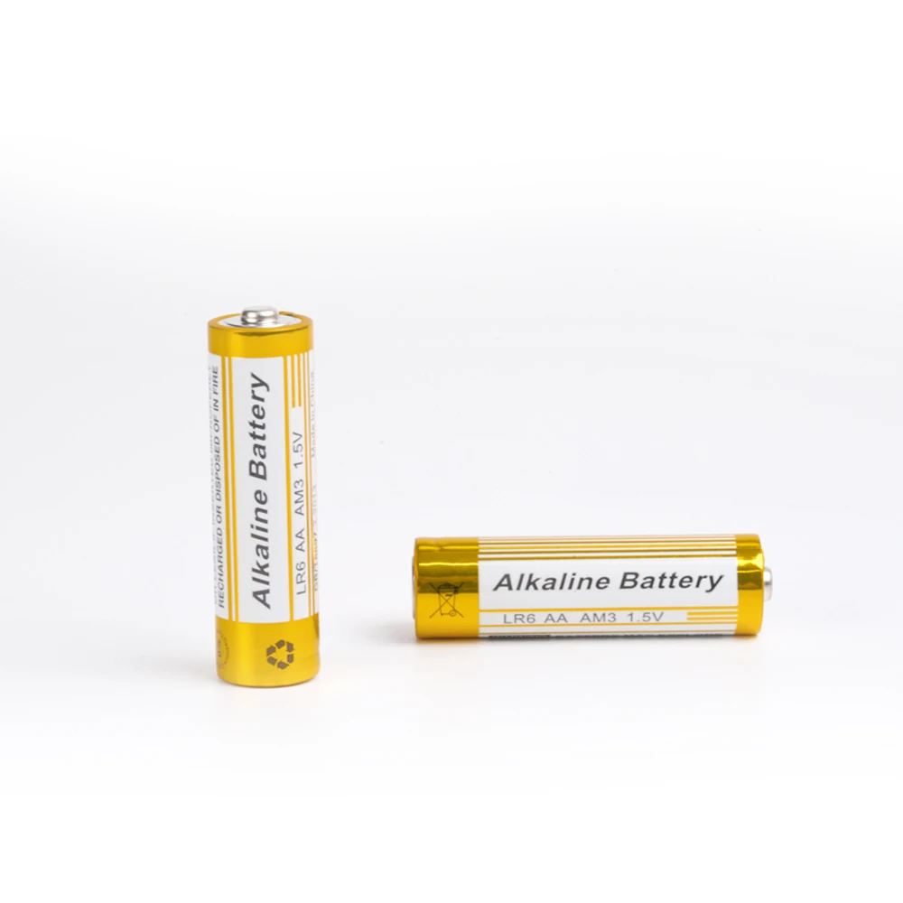 Wholesale manufacturers best 1.5V double size aa dry cell battery bulk free shipping aa lr6 primary alkaline batteries
