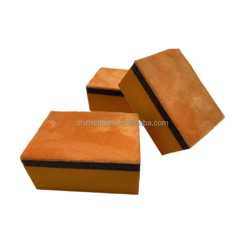 Car Nano Coating Sponge Applicator with microfiber  cloth Car Care Sponge Foam Appilicator/Car coating sponge