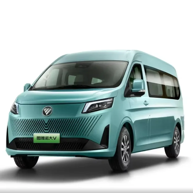 Foton Tuano Big V EV 2024 Pro 9 seaters Light passenger Bus Pure Electric Aotumobile CATL New Energy Vehicle in Stock