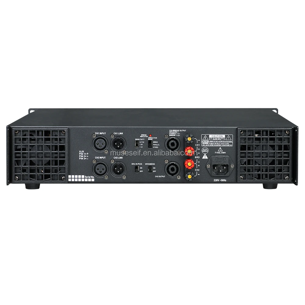 Professional Stereo CA9 High Power Amplifier 2 Channel Speakers Suitable for Stage Performances