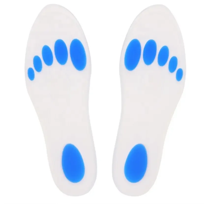 Silicon Gel Insoles Foot Care Plantar Fasciitis Heel Spur Running Sport Insoles Shock Absorption Pads Arch Orthotic Insoles