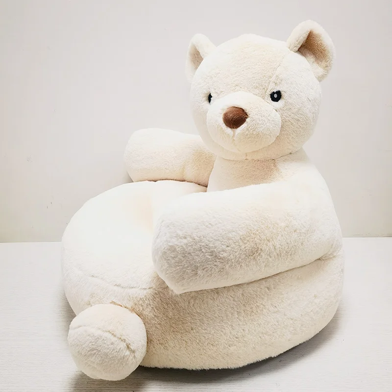wholesale baby soft personalized bear sofa plush toys promotional stuffed animal high quality customizable baby sofa