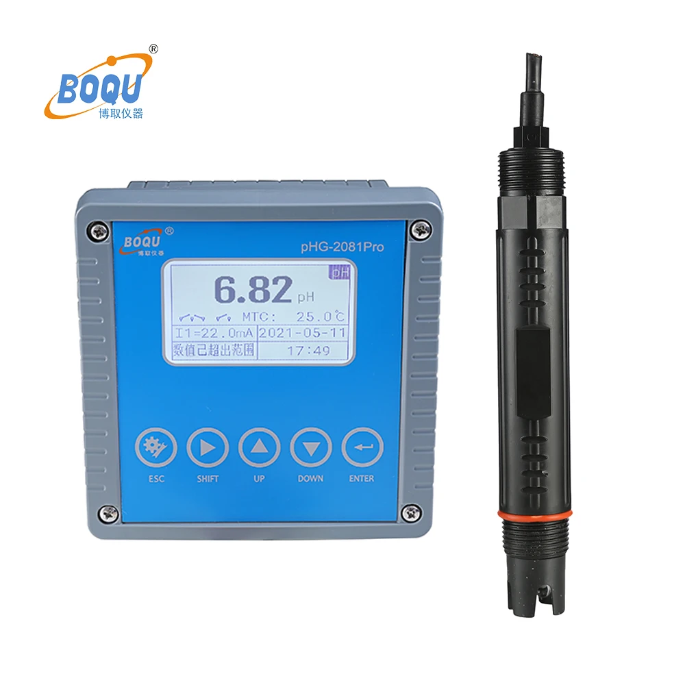 Boqu PHG-2081pro с датчик ph для аквариума и opr воды в бассейнах анализаторы контроллер рН