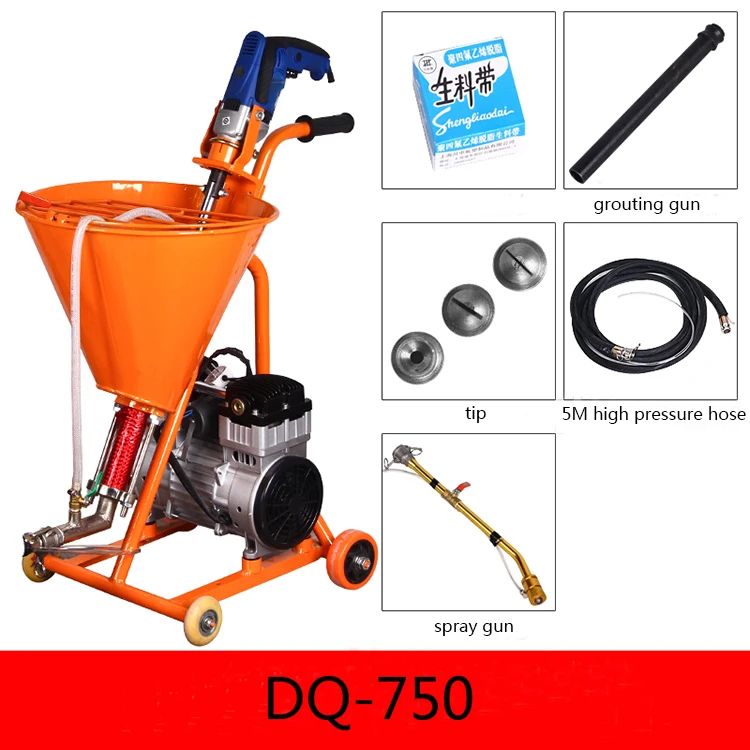 Durable Powerful Air Compressor Putty Spraying Machine Mortar Plaster Spraying Machine