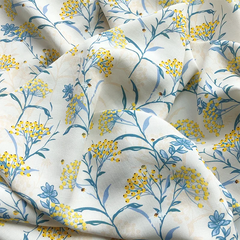 Factory direct sale Fashion new design Digital printed fabric Dress female loading The fabric