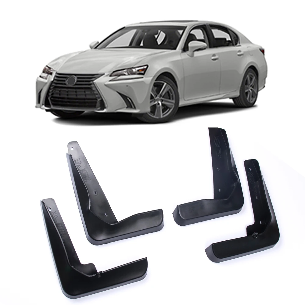 car mud flaps fender mudguards for Lexus GS 2012 Soft rubber material Non-destructive installation
