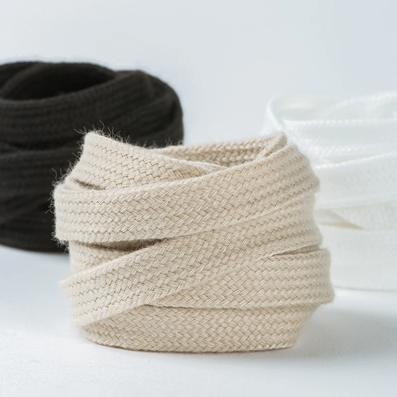 
Chinber 100% Cotton Flat Shoelace For Canvas Sneakers Sport Shoes 