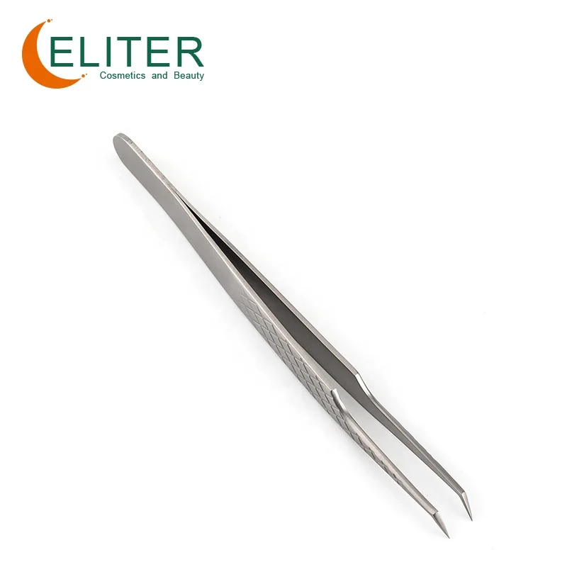 ELITER Beauty Products Titanium Grip Tweezers Diamond Grip Titanium Lash Tweezers Tweezers For Eyelash