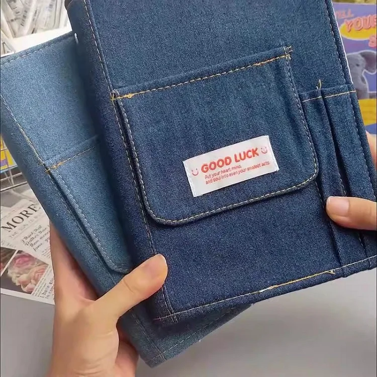 2024 new products High appearance level Girls Notebook Retro style American Hand book Fabric hand book