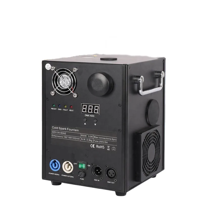 Крытый бездымный фейерверк электроэрозионного станка 650W этапа венчания DMX холодный стилизованные под языки пламени машина пульт дистанционного управления Прокат оборудование