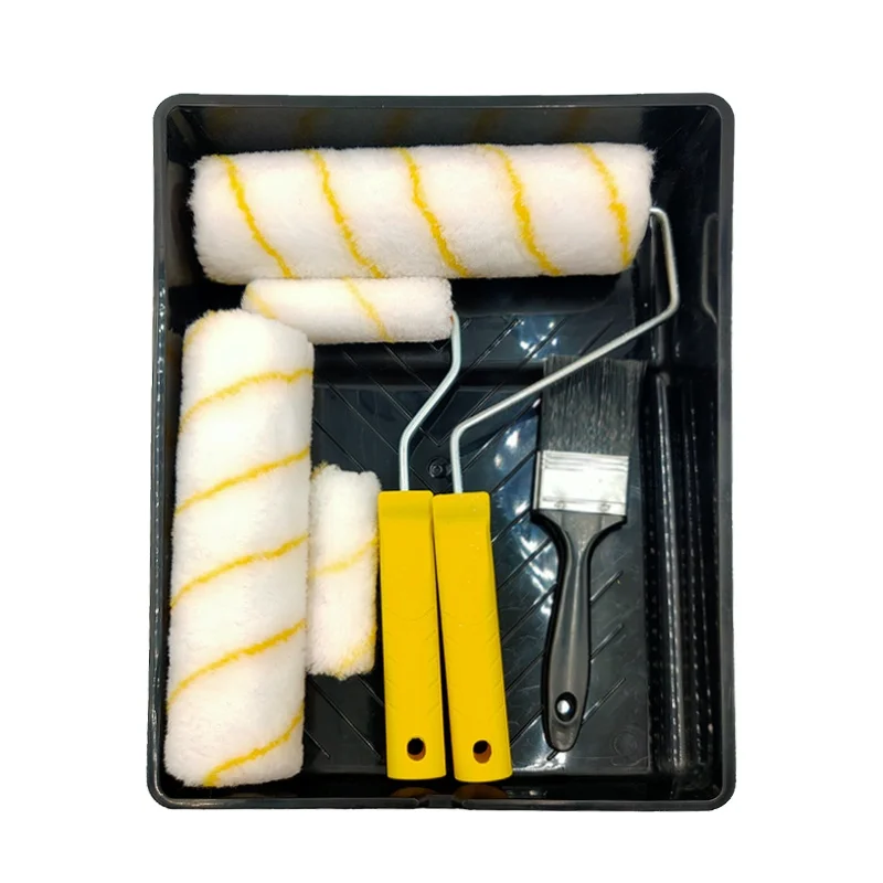9 inch customized size good value paint brush roller set