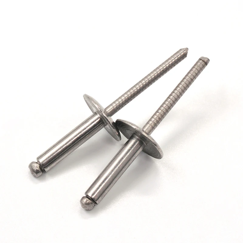 2.4 3 3.2 4 4.8 5 6 6.4 mm Stainless Steel Blind Rivets Pop Blind Rivet Domed Head Open End Blind Rivet