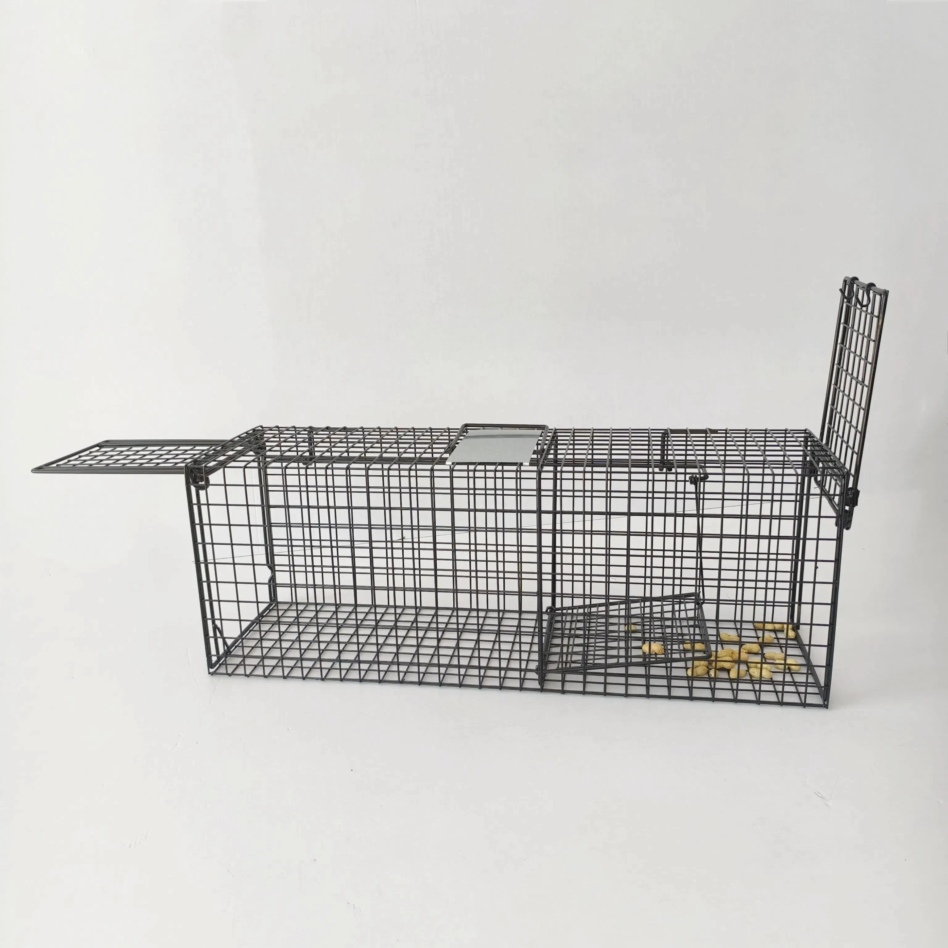 Pest Control Automatic High Quality  Best Seller Wholesale Humane Live Animal Trap Cage Rabbits Trap Dog Fox  Cage Trap