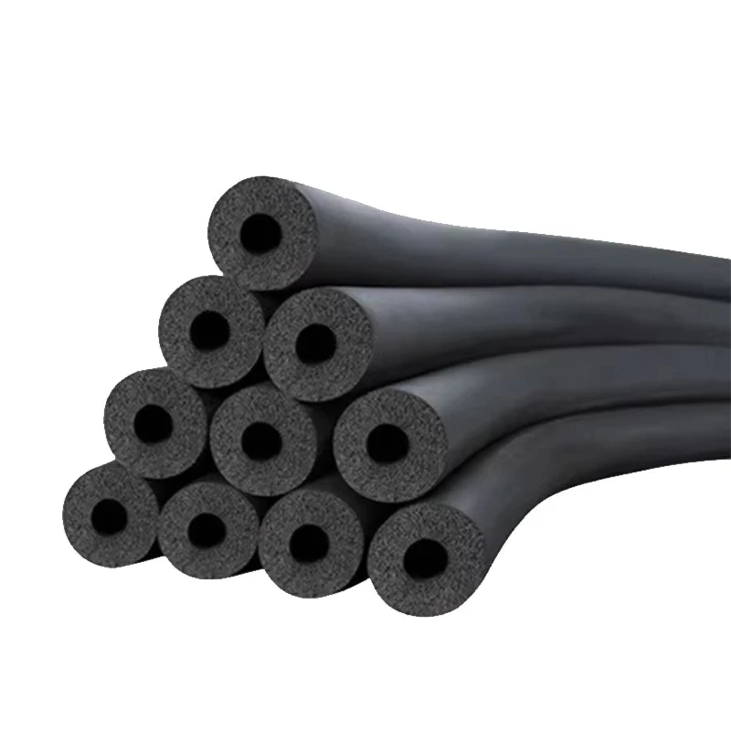 Temperature isolation material pvc insulation rubber foam large aluminum tube insulation material rubber foam tube