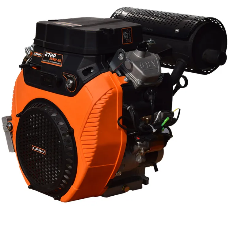  4-тактный 2V80F V двухцилиндровый Электрический старт 27HP бензиновый