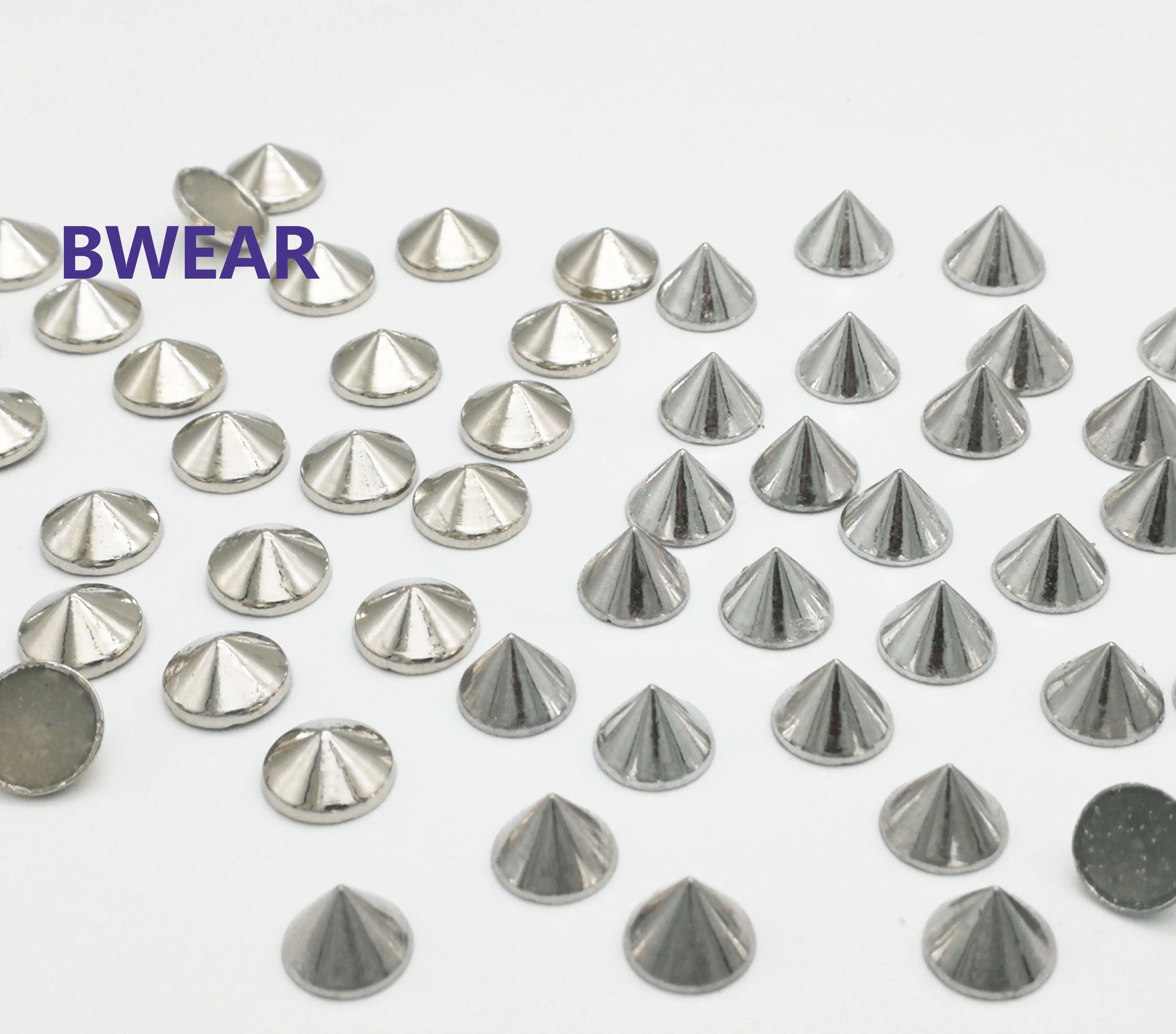 Factory Wholesale Punk Hotfix Cone Leather Craft Rivets Studs For Garments