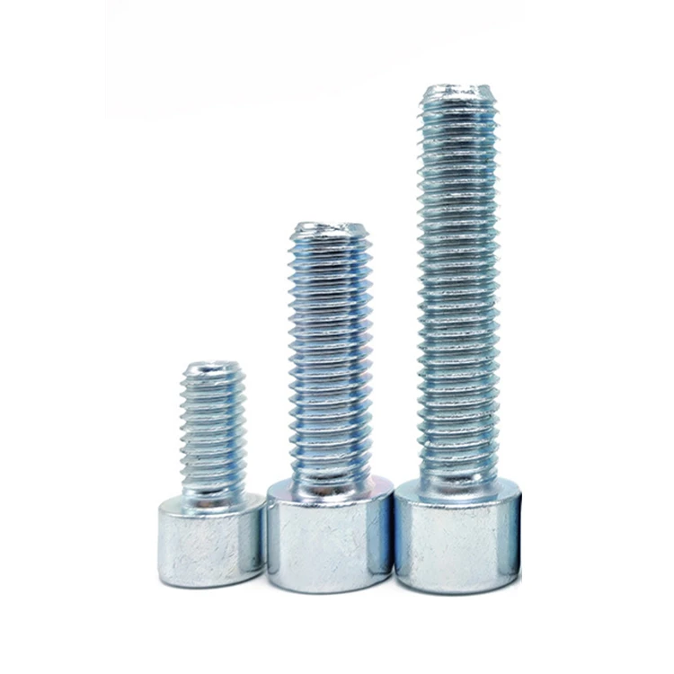 M3 M4 M5 M6 M8 M10 M12 DIN 912  Grade 8.8 Full Thread Zinc Plated Galvanised Hex Socket Cap Head Screw Allen Bolt