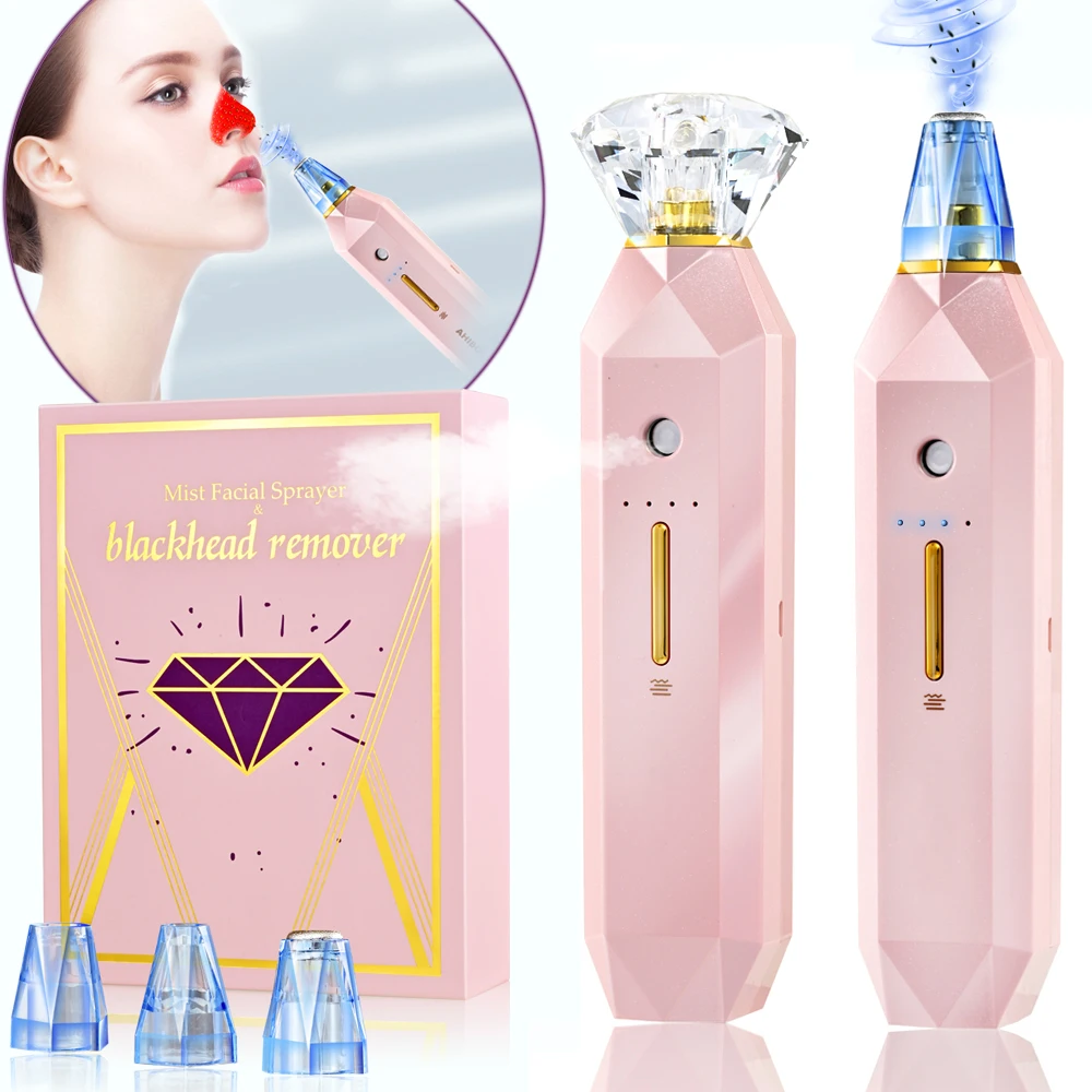 Direct selling facial nose vacuum blackhead remover blackhead pore vacuum remover with steaming