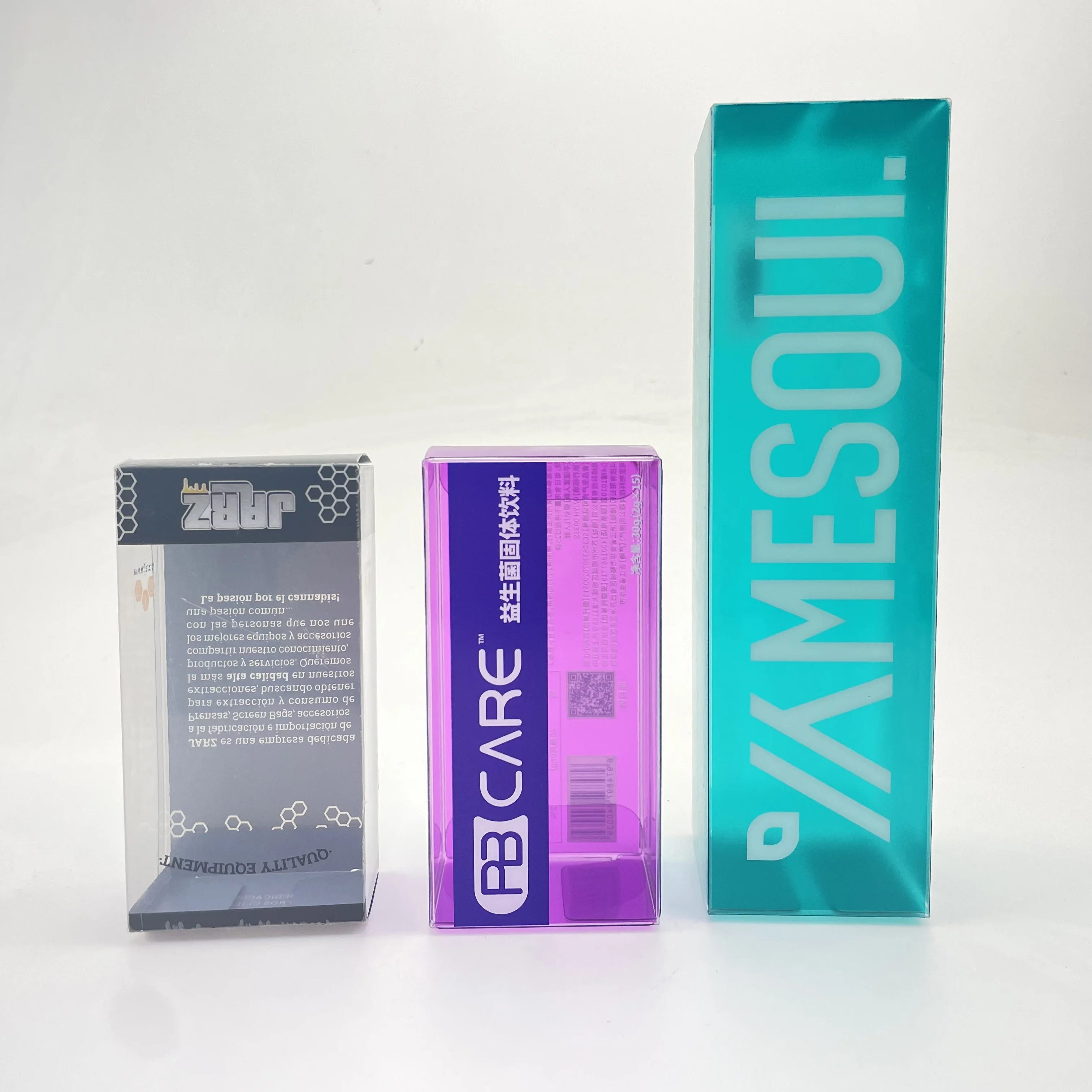 New Product UV printed paper mini suitcase packaging printing plastic PP boxes packaging