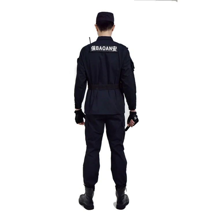 
The best quality professional manufacturer security clothing custom logo uniform 