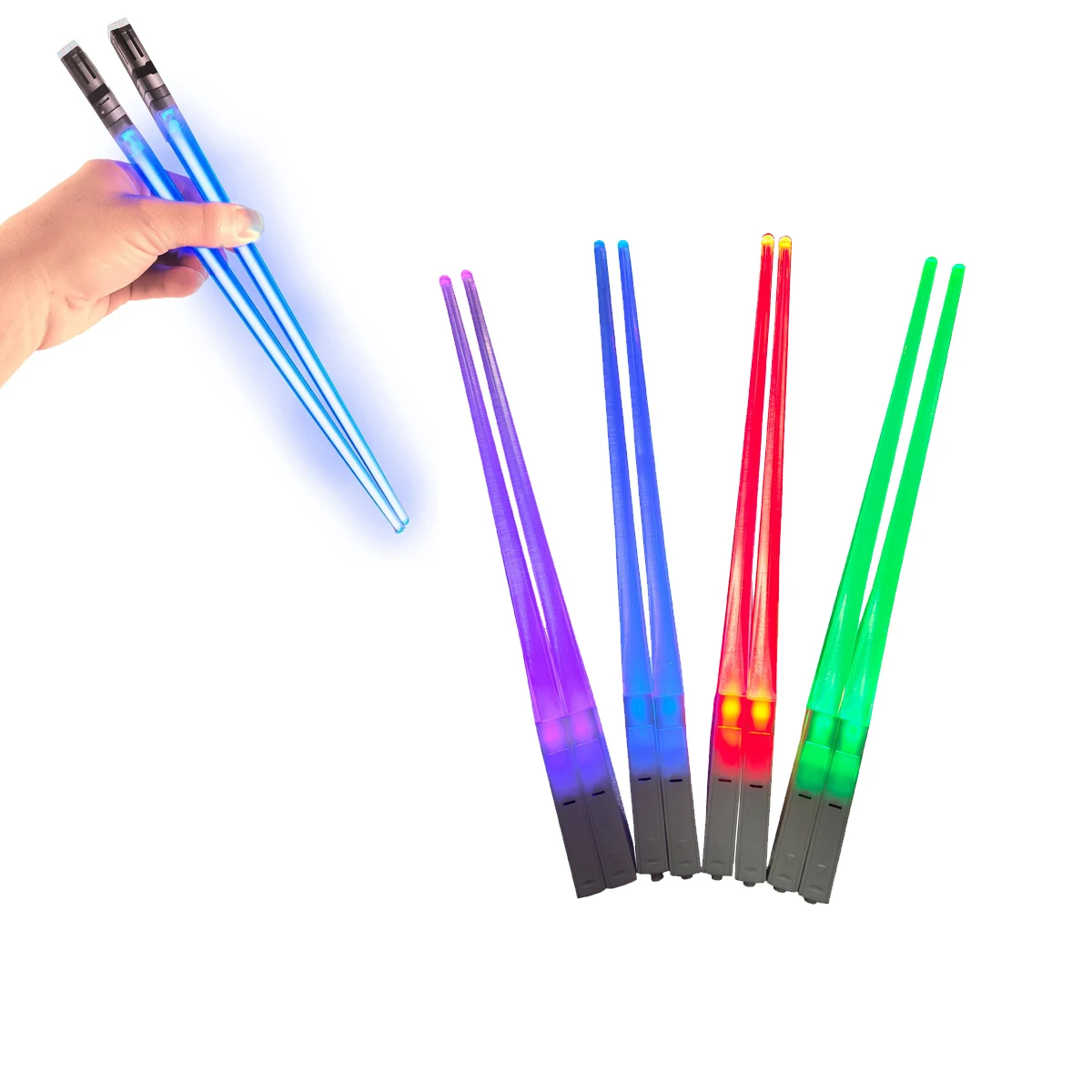 Custom Tableware Ideas Light Saber Smart Lightsaber Chopsticks Light Up Led Chopsticks for Party