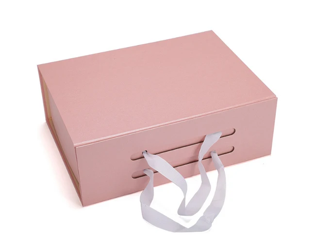 Изготовленная на заказ Печать жесткая картонная роскошная коробка с ручкой веревочная Подарочная коробка Упаковка