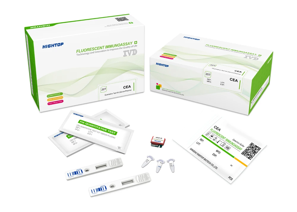 Professional Immunofluorescence Analyzer Total HCG Dry Fluorescence Immunoassay Quantitative Rapid Test Kit