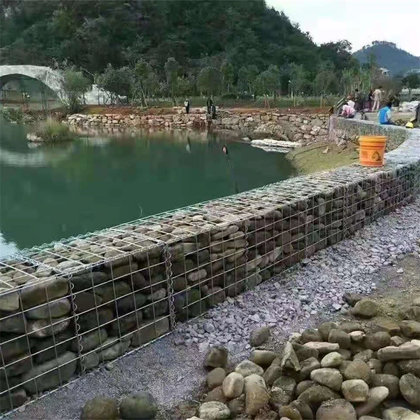 High Quality Manufacturer Hot Dipped Galvanized Stone Cage Gabion Box Rock