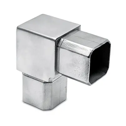 Square Aluminum 45 Degree Tube Pipe Connector