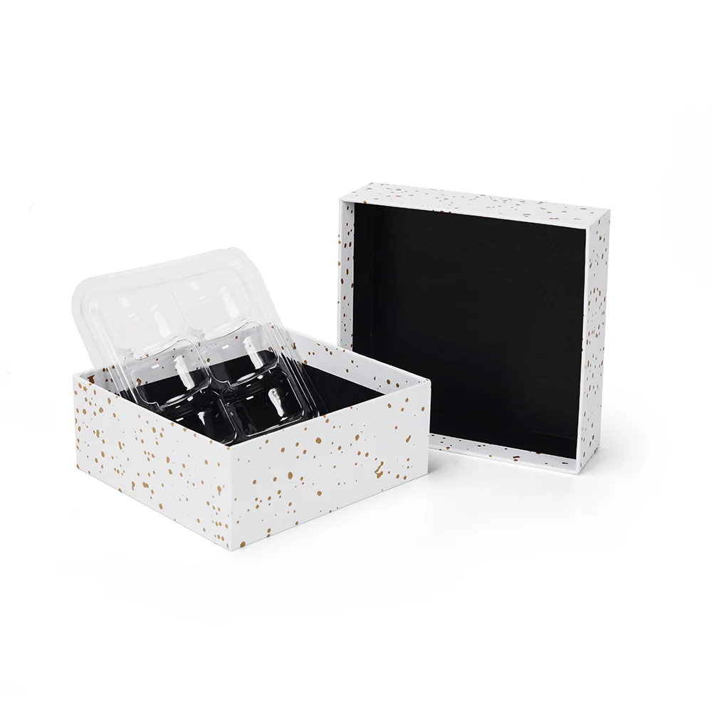 Digital Printing High Quality Textured Magnet Black Gift Box with Insert Sweet Packaging Boxes for Small Business