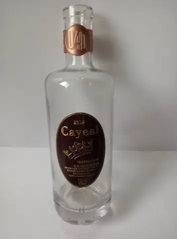 Factory custom self adhesive metal label sticker for red wine/whisky/brandy/vodka/beer/white wine glasses bottle