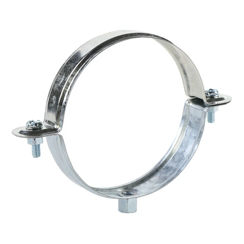 Galvanized Steel Electro galvanized  Adjustable Pipe Clamp M8 Pipe Clamp