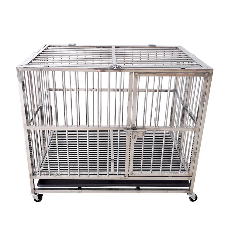 304 Stainless Steel Combination Cage Vet Clinic Animal Cage Multi Size Wire Dog Animal Cages