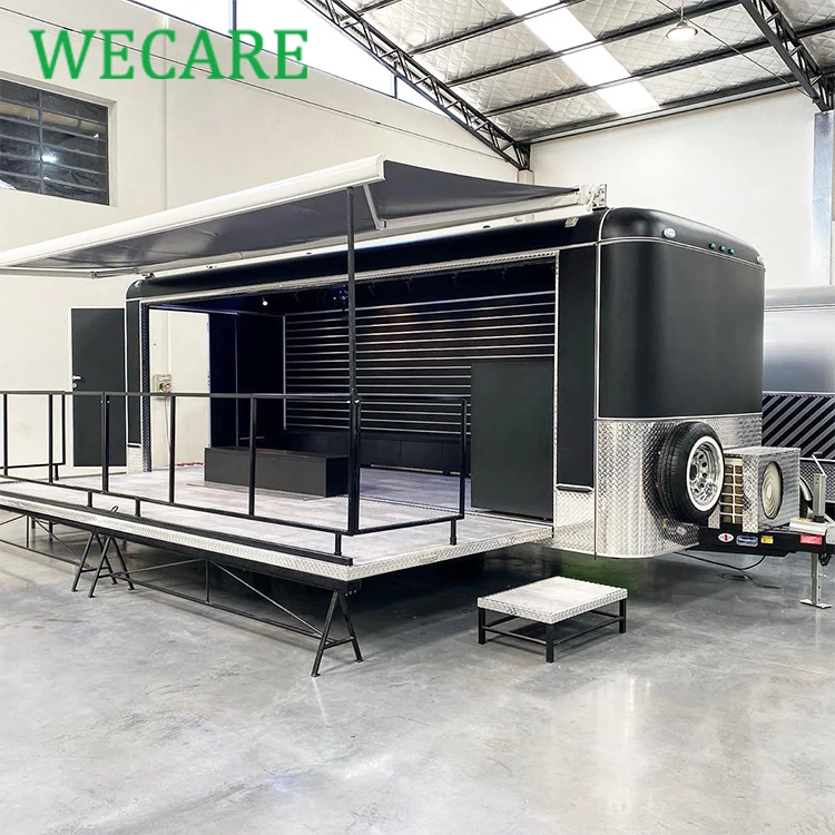 Wecare CE certified food car / food trailer trucks for sale europe