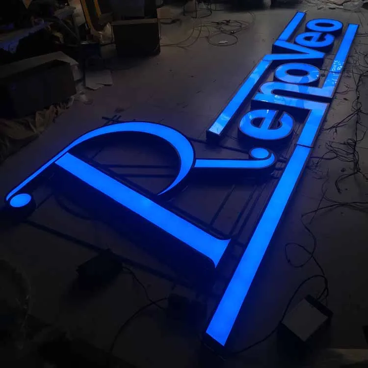 Custom Advertising Acrylic Led Logo Wall Mounted Signage 3D Letters Business Sign Channel Letters