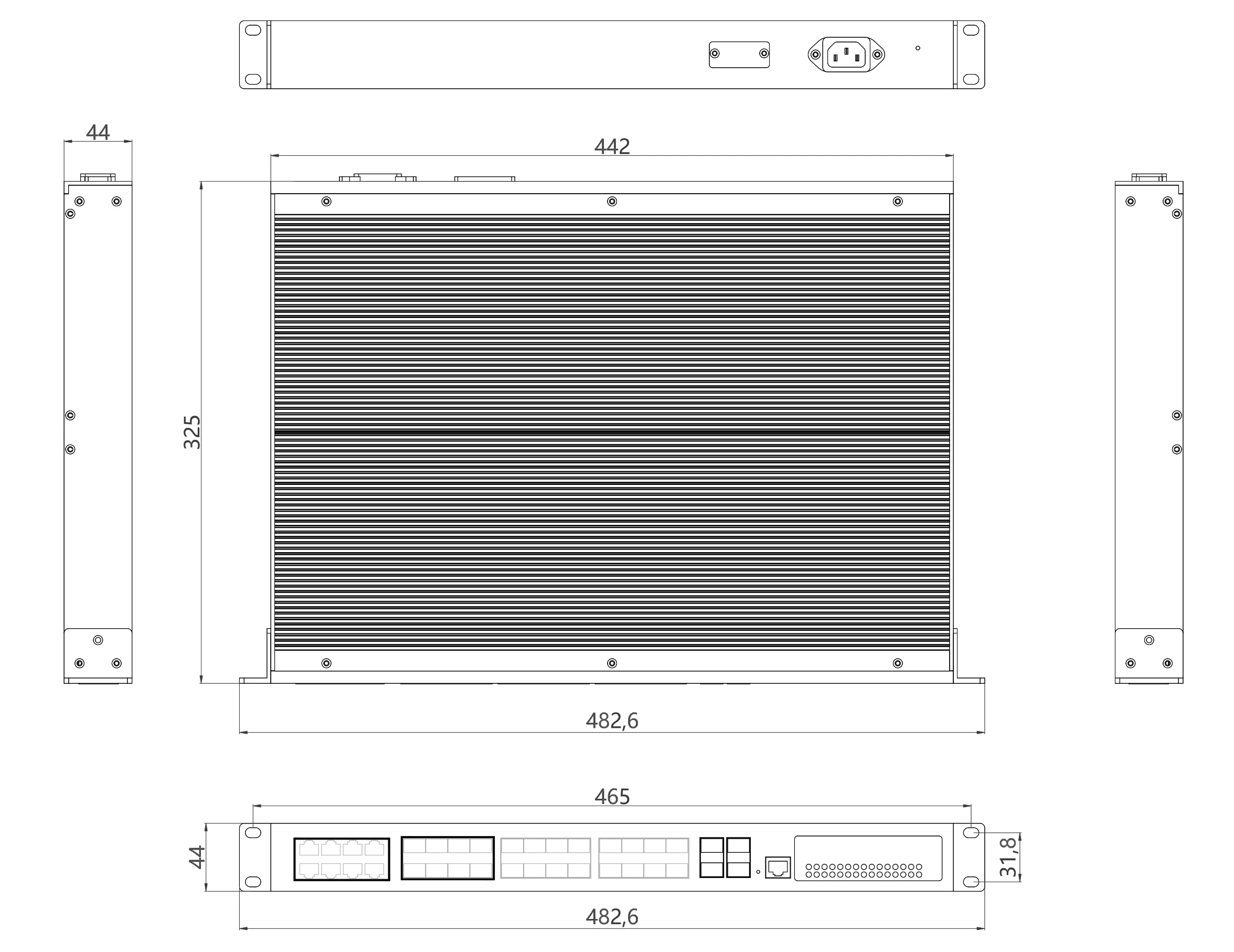 New Fashion Erps Ipv6 Static Routing Dynamic Routing Poe Industrial Switch