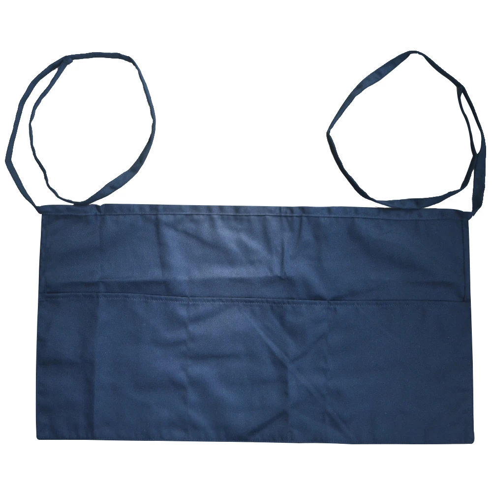  Fashion customize cotton bust apron waist of high grade with two pocket design for barber or coffee