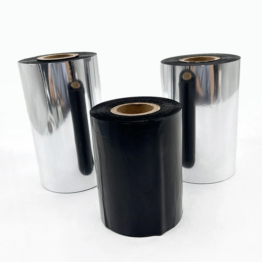 Wax and Resin Thermal Transfer Ribbon Compatible with Zebra OKI HP Printers for Barcode and Resin Ribbons