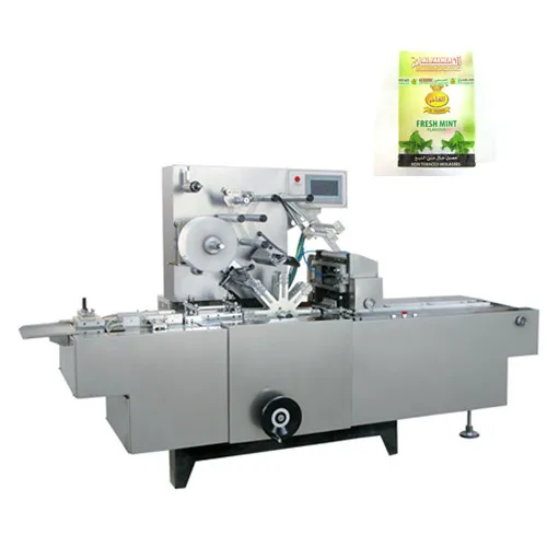 Automatic Shisha Tobacco Box Packing Overwrapping Cellophane Film Wrapping Machine