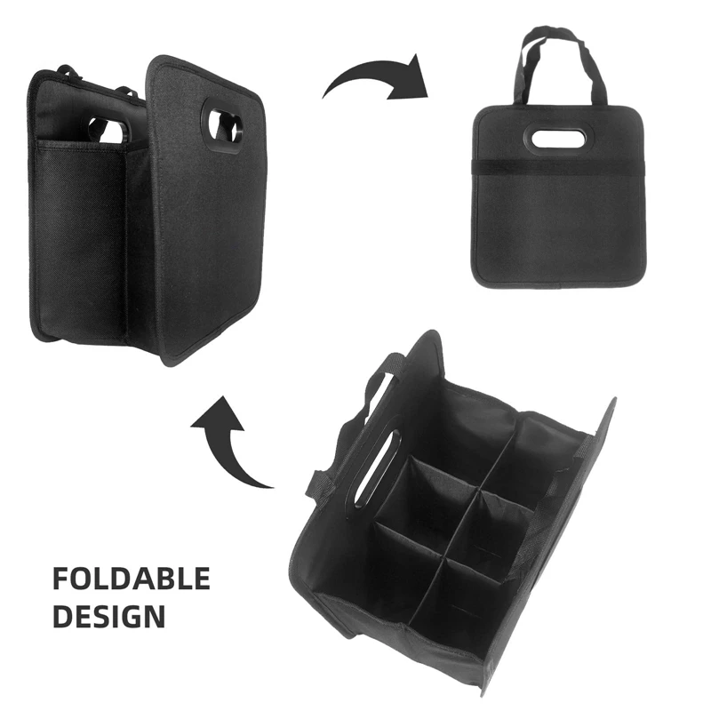 Custom Liquor Drinks Grocery Shopping Heavy Duty Durable Foldable 6 pack Bottle Wine Tote Bag Carrier