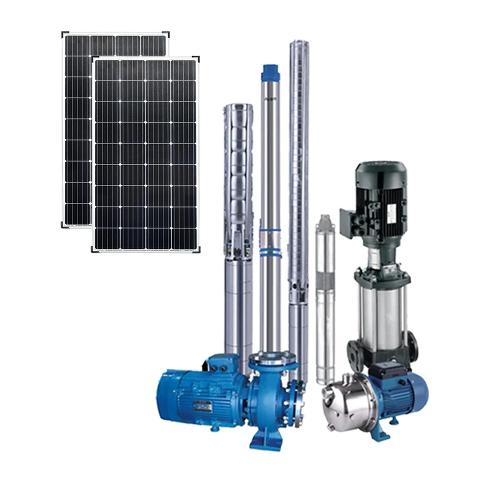 Wholesale Price 220V AC DC Solar Power Submersible Borehole Pumps Irrigation Fountain System Solar Water Pump