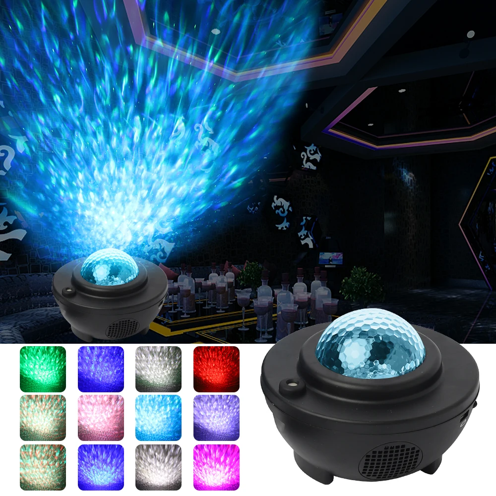 
LED dream rotating star sky Remote control USB Charge Night light Projection lamp 