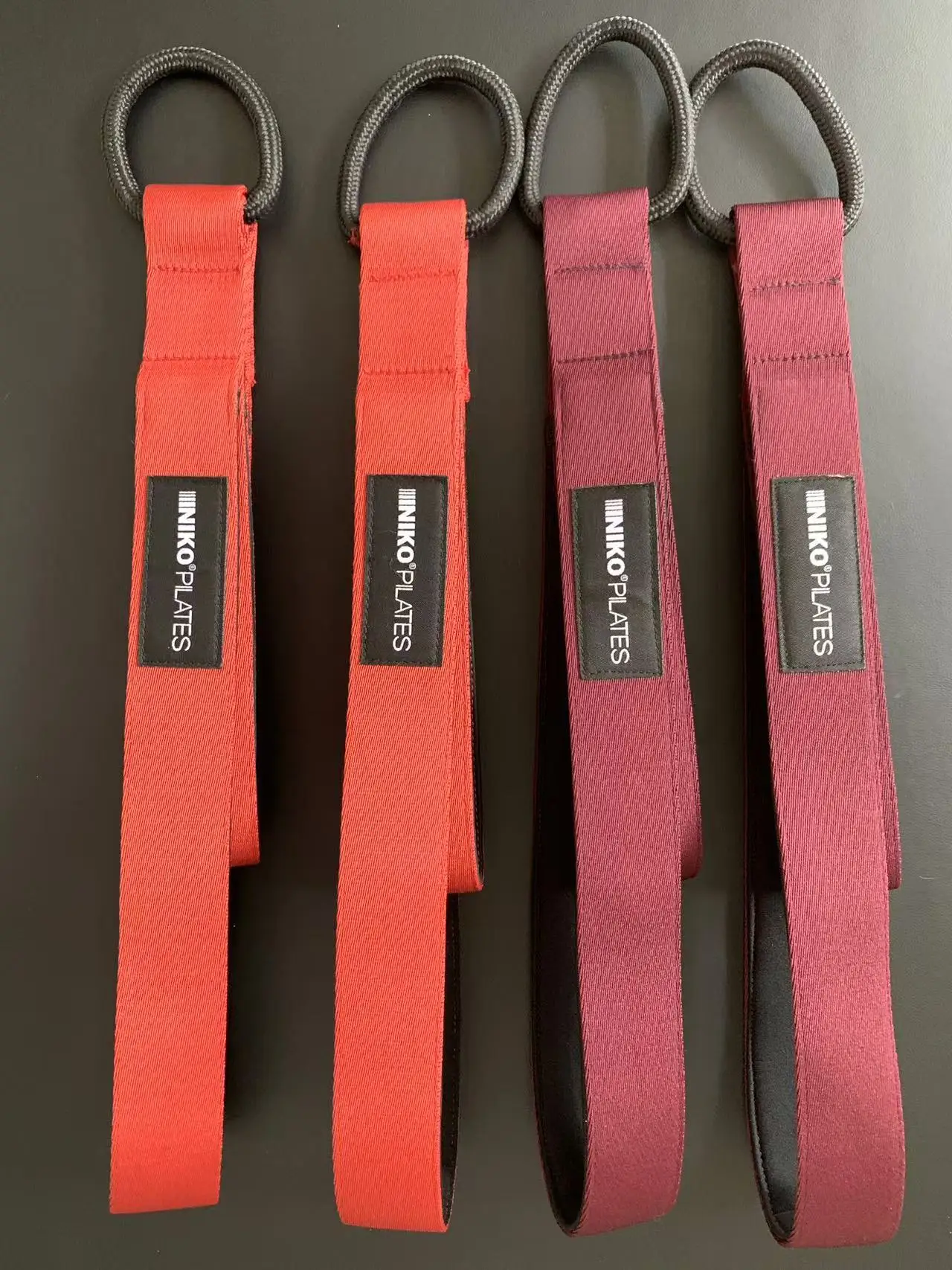 Double Loop Fitness Pilates Straps for Reformer, Cadillac, and Other Fitness Equipment