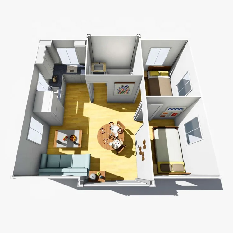 20 ft 40 ft Quick Install Cambain House Expandle Container House