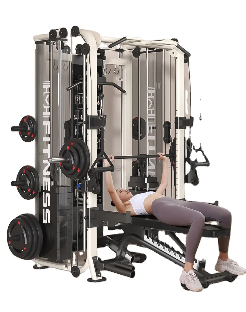 Multi-functional Power Rack Gym Smith Machine Gym