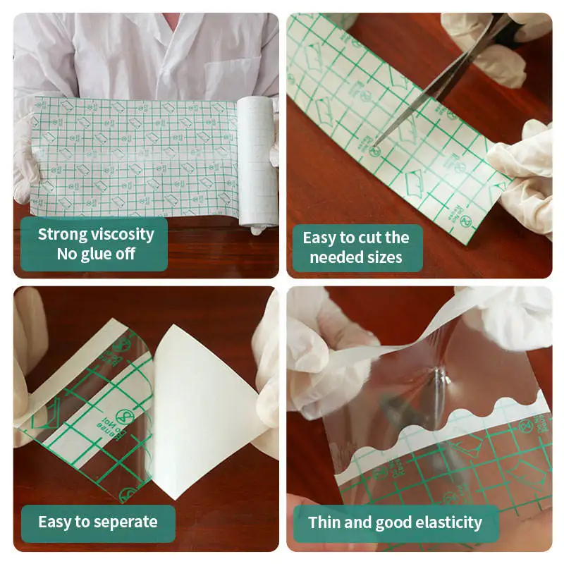 Surgical Tape Medical Adhesives PU FILM TAPE With Different